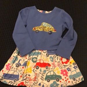 Lined Mini Boden sweatshirt dress 3/4